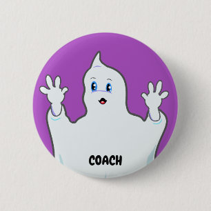 Badge Rond 5 Cm Joli fantôme Ginger Coach mignon