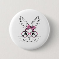 Joli Lapin Rabbit Face Avec Bandana Heart Gles Eas