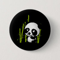 Joli ours de panda noir et blanc dans une bosquet
