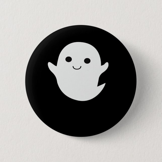 Badge Rond 5 Cm Joli Petit Boo (Devant)