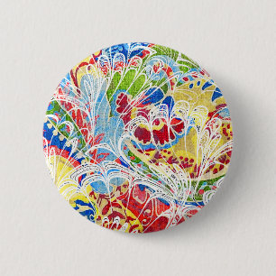 Badge Rond 5 Cm Joli portefeuille vintage floral samsung galaxy co