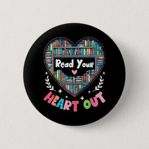 Badge Rond 5 Cm Joli Retro Lecteur de livre de lecture Femmes Vale