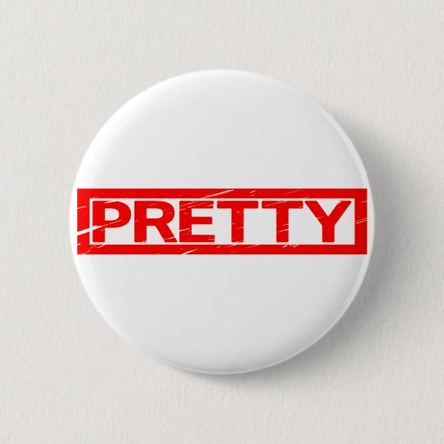 Badge Rond 5 Cm Joli Timbre (Devant)