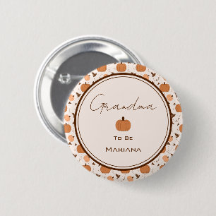 Badge Rond 5 Cm Jolie grand-mère future neutre en genre pour l'aut