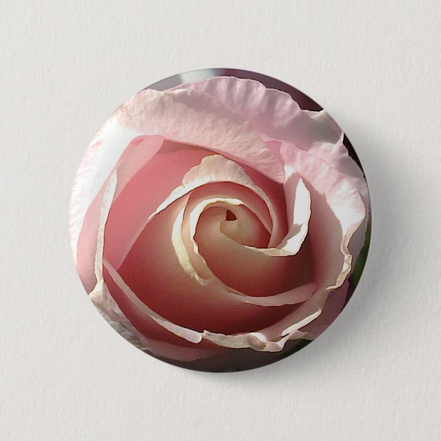 Badge Rond 5 Cm Jolie rose (Devant)
