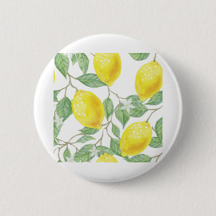 Badge Rond 5 Cm Jolies citrons