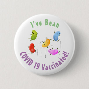 Badge Rond 5 Cm Jolies jellybeans sauter dessin animé vacciné
