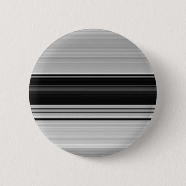 Badge Rond 5 Cm Jolies rayures noir gris (Devant)