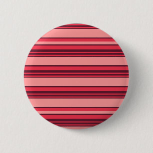 Badge Rond 5 Cm Jolies rayures rose chaud