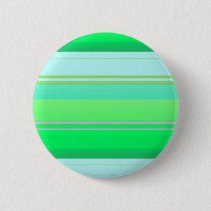 Badge Rond 5 Cm Jolies rayures vert aqua