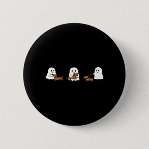 Badge Rond 5 Cm Jolis fantômes drôles Boo promenant des amateurs d