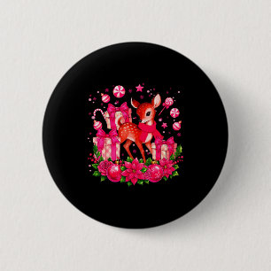 Badge Rond 5 Cm Jolis nk rennes flocon de neige pyjama Pjs Noël X