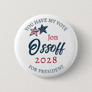 Badge Rond 5 Cm Jon Ossoff président 2028