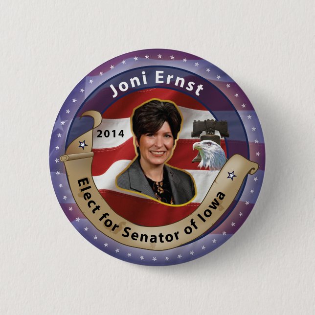 Badge Rond 5 Cm Joni Ernst (Devant)