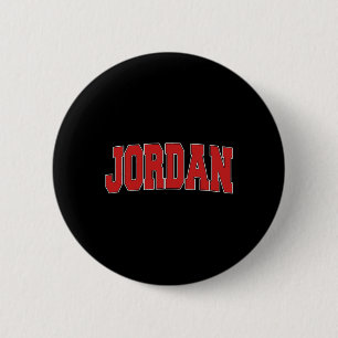 Badge Rond 5 Cm Jordan Mn Minnesota Style Varsity États-Unis Sport