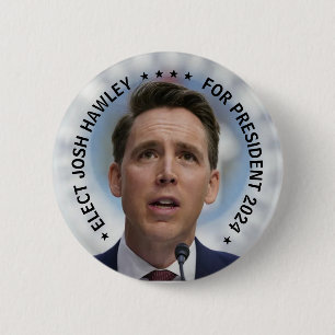 Badge Rond 5 Cm Josh Hawley 2024