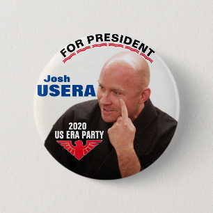 Badge Rond 5 Cm Josh Usera pour le président 2020