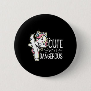 Badge Rond 5 Cm Jote Karate Dangereux Taekwondo Chemise Drôle Cade