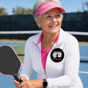 Badge Rond 5 Cm Jouer au Pickleball Améliore la Mémoire Drôle