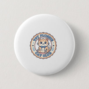 Badge Rond 5 Cm Jouet Peluche Chat Mignon Chat T-Shirt Design - Jo