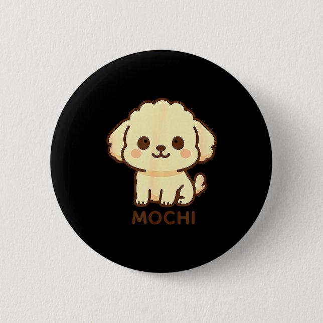 Badge Rond 5 Cm Jouet pour chien Mochi Odle  (Devant)