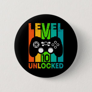 Badge Rond 5 Cm Joueur d'Anniversaire Garçon Ou Gamer Fille - Nive