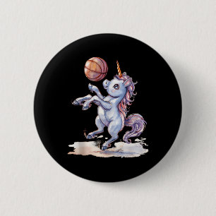 Badge Rond 5 Cm Joueur de basket-ball de basketball de basketball 