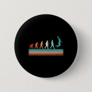 Badge Rond 5 Cm Joueur de basketball révolutionnaire de l'évolutio