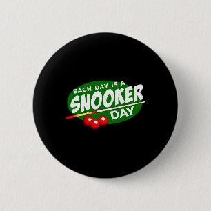 Badge Rond 5 Cm Joueur de billard Snooker Pool Jeu Lover Drôle