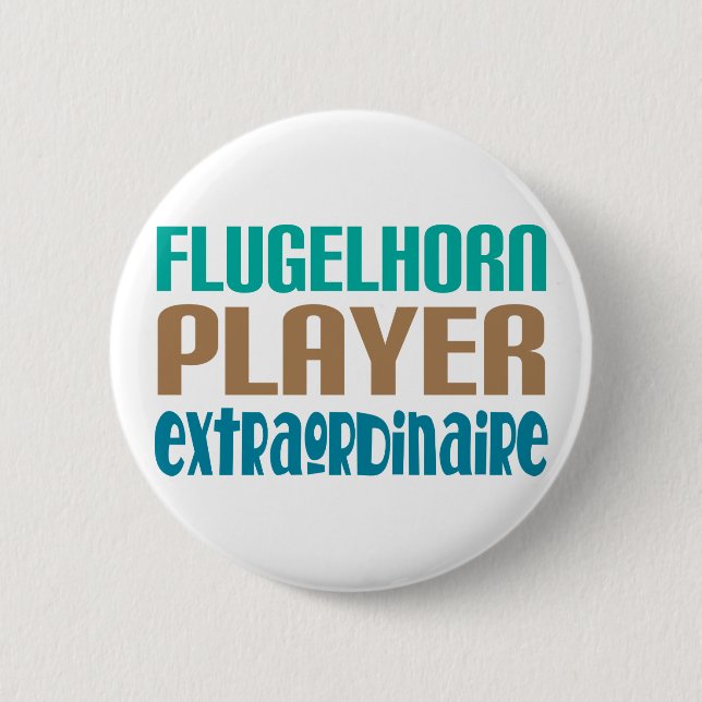 Badge Rond 5 Cm Joueur de bugle Extraordinaire (Devant)