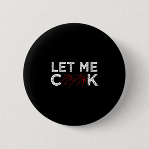 Badge Rond 5 Cm Joueur de crâne drôle - Laissez-moi cuisiner Crâne