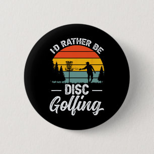 Badge Rond 5 Cm Joueur de Disc Golf _4
