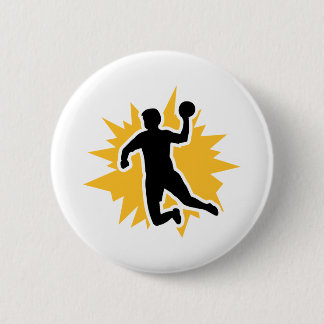 Badge Rond 5 Cm Joueur de Dodgeball