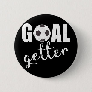 Badge Rond 5 Cm Joueur de football Attrapeur de buts Équipes de sp