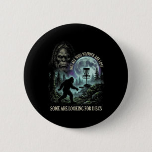 Badge Rond 5 Cm Joueur de golf à disque Bigfoot drôle Graphique 90