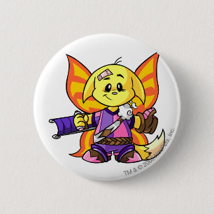 Badge Rond 5 Cm Joueur de Kacheek Faerieland