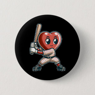 Badge Rond 5 Cm Joueur de l'équipe de vente de la Saint-Valentin H
