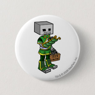 Badge Rond 5 Cm Joueur de personnel de Lawyerbot Brightvale