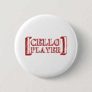 Badge Rond 5 Cm Joueur de violoncelle