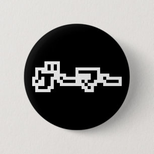 Badge Rond 5 Cm Joueur Japonais ゲーマー Japon Langue Nihongo