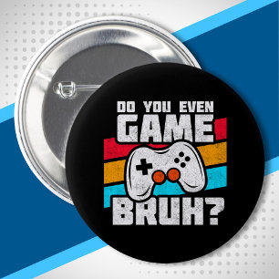 Badge Rond 5 Cm Joueur vidéo - Jeu vidéo - Joueur amusant