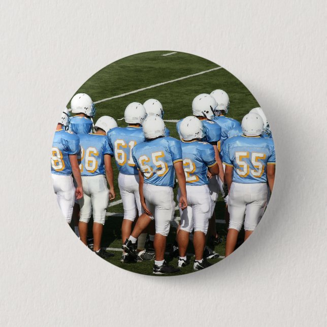 Badge Rond 5 Cm Joueurs de football (Devant)