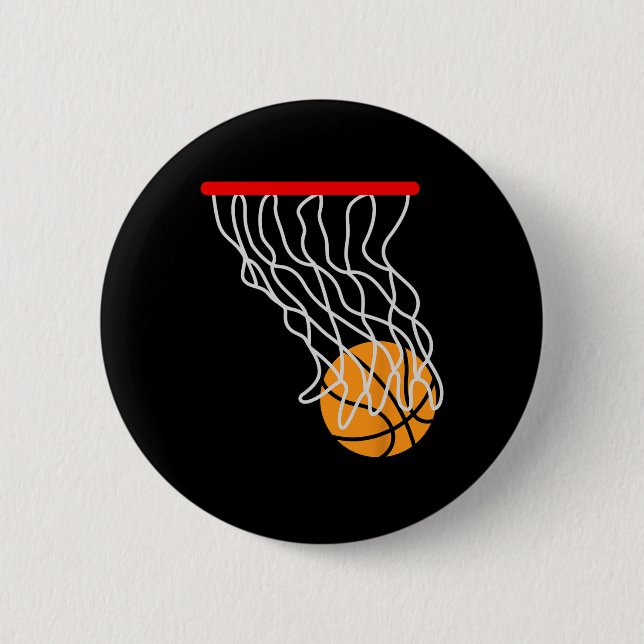 Badge Rond 5 Cm Joueurs de Sketll - Swish!  (Devant)