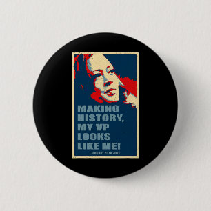 Badge Rond 5 Cm Jour 2021 Kamala Harris