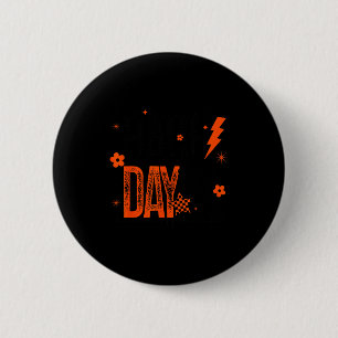 Badge Rond 5 Cm Jour de course de cross-country Coureur de piste e