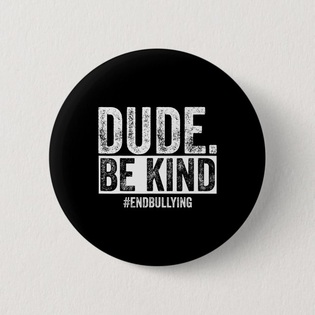 Badge Rond 5 Cm Jour de la gentillesse Jour de l'unité Orange Pas  (Devant)