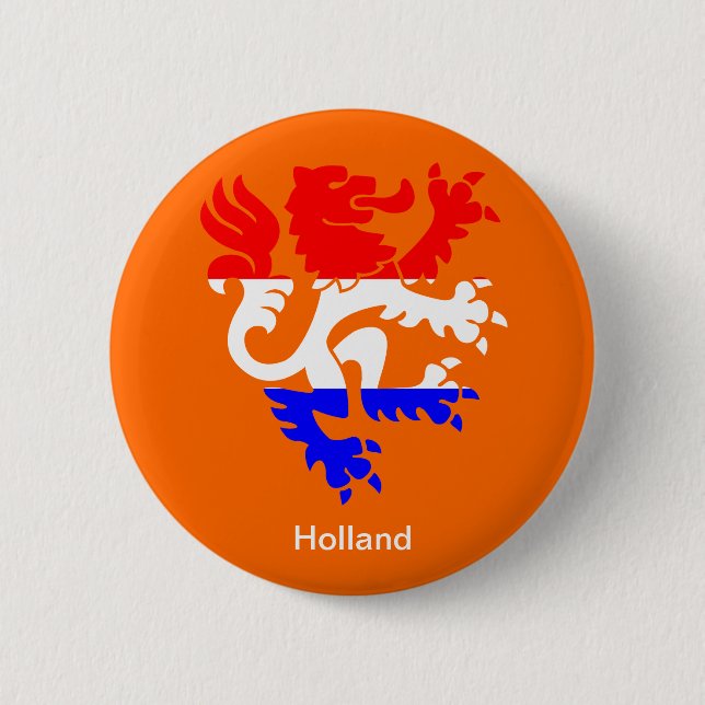 Badge Rond 5 Cm Jour de la reine hollandaise (Devant)