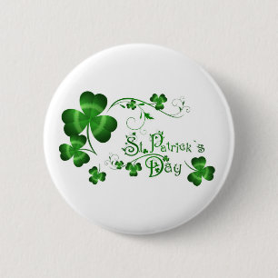 Badge Rond 5 Cm Jour de la Saint Patrick