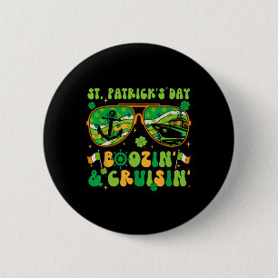 Badge Rond 5 Cm Jour de la Saint Patrick Croisière Correspondant C