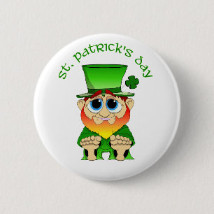 Badge Rond 5 Cm Jour de la Saint Patrick de cajolerie de Lil
